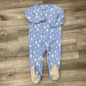 🦋5/10 Fleece Snowman Sleeper